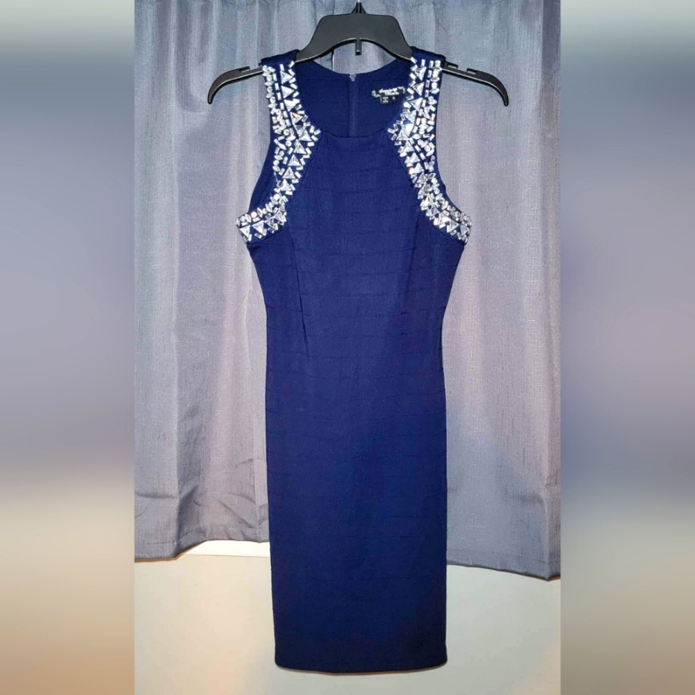 Blue dress